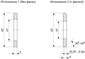 Чертеж шайбы М24 ГОСТ 11371-78